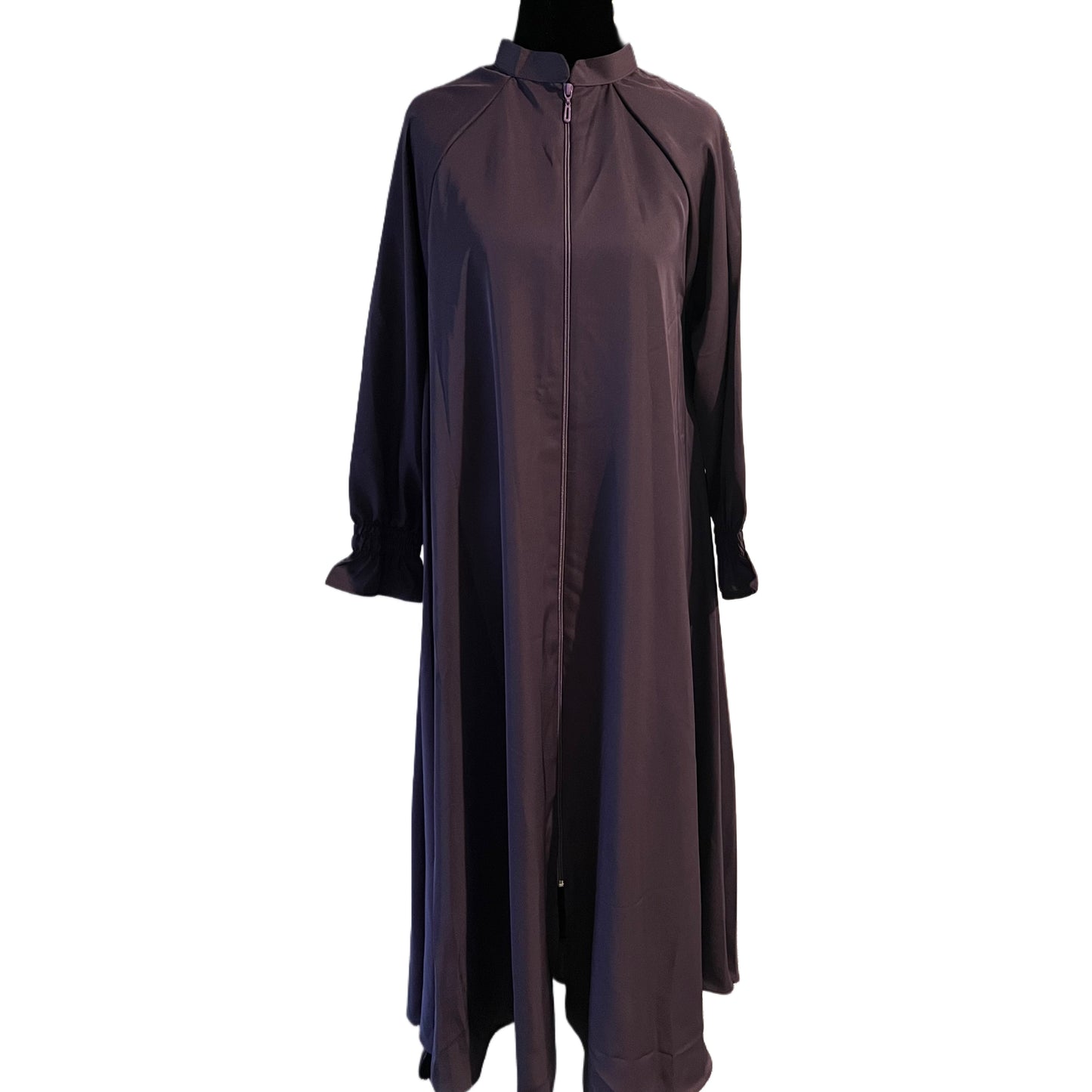 Umbrella Abayah, With Zipper & Elastic Sleeves