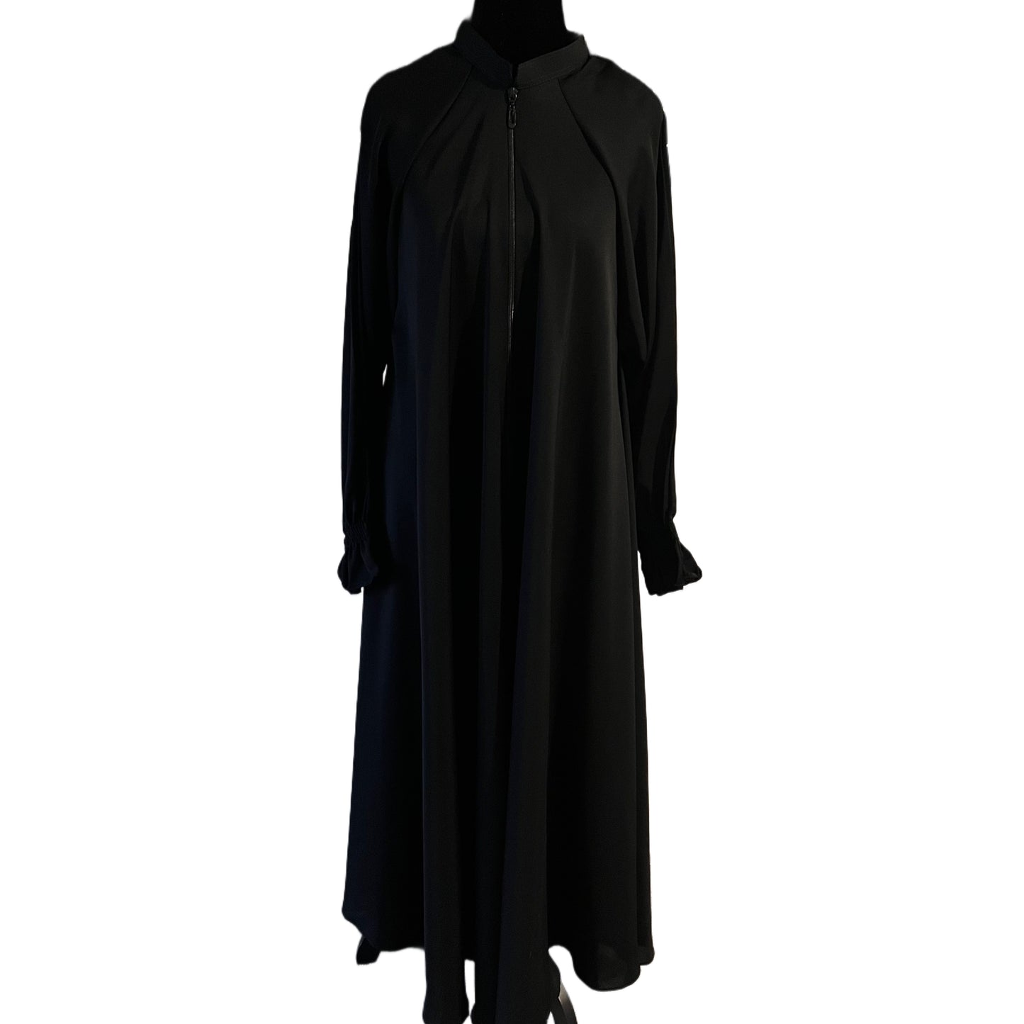 Umbrella Abayah, With Zipper & Elastic Sleeves