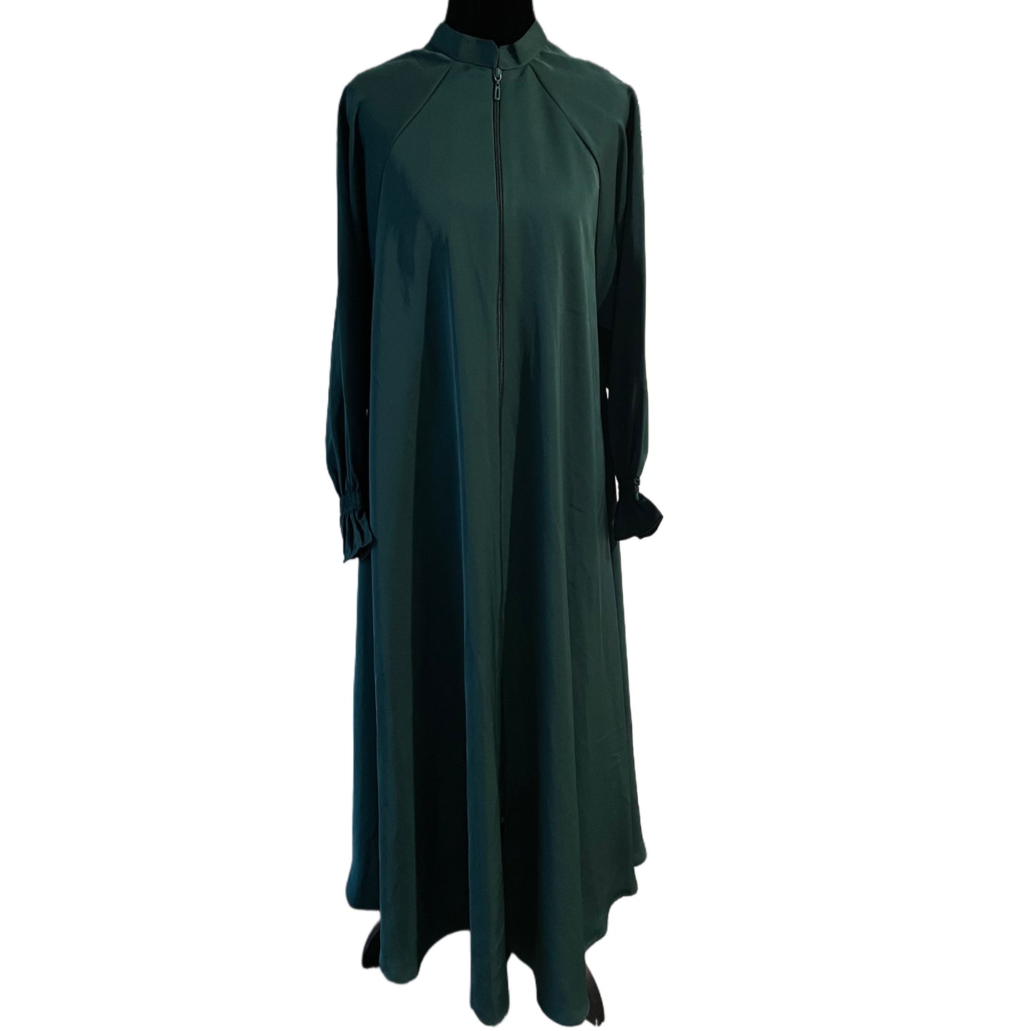 Umbrella Abayah, With Zipper & Elastic Sleeves