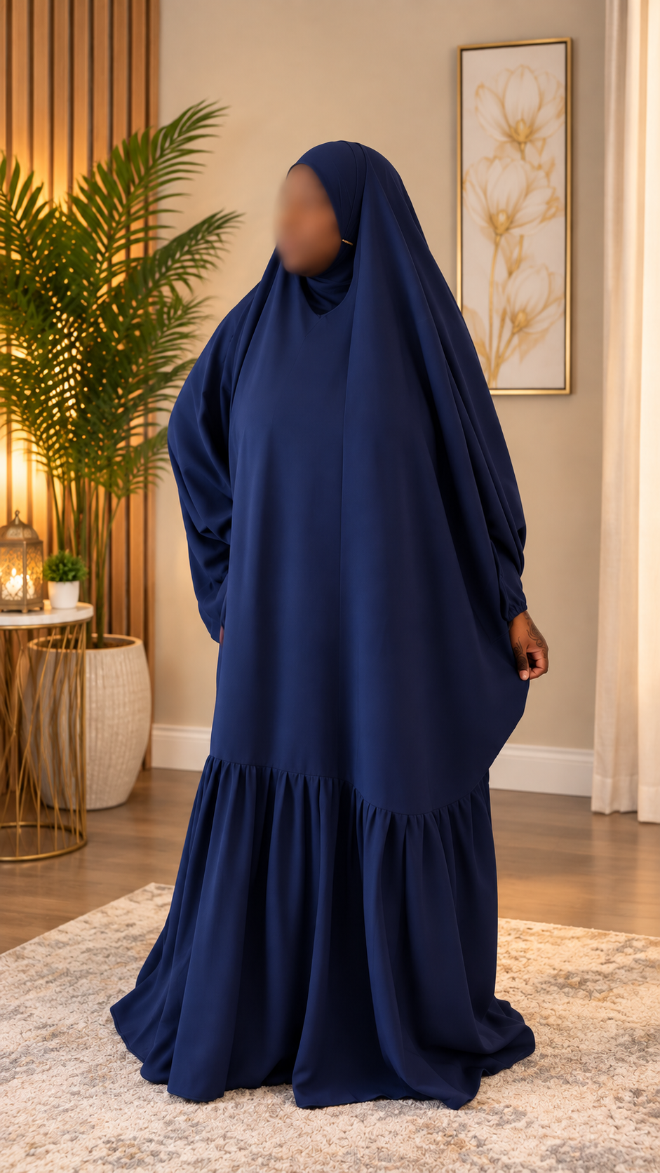 OVERHEAD WITH ONE TIER PLEATED