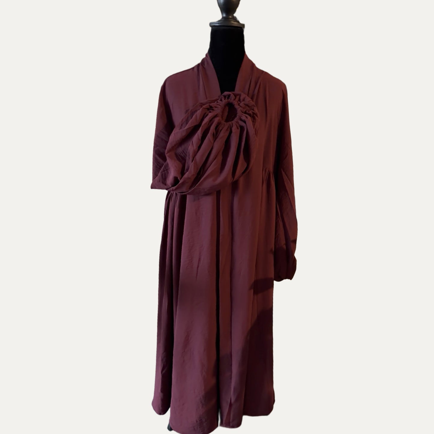 Duster Ballon Sleeves, With Pleats, & Pockets